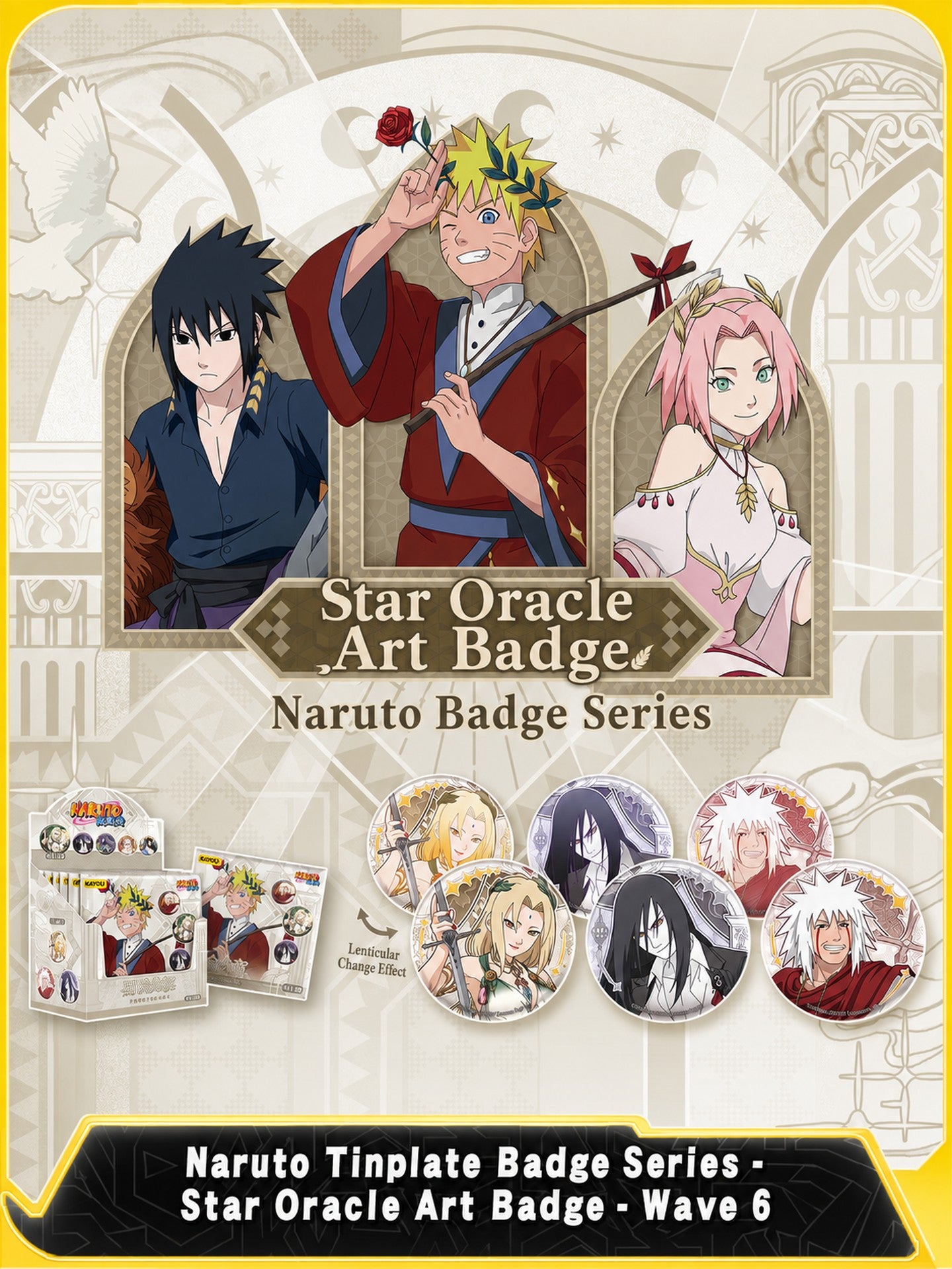 Officially Licensed Naruto Tinplate Badge Series - Wave 6