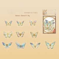 20 Sheets of Butterfly Decorative Stickers for Ita Frames