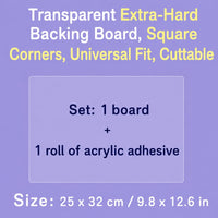 Customizable PVC Ita Bag Insert Board for Badges