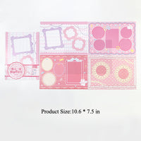10 Sheets of Background Boards for Ita Bag - Lace Pattern Style