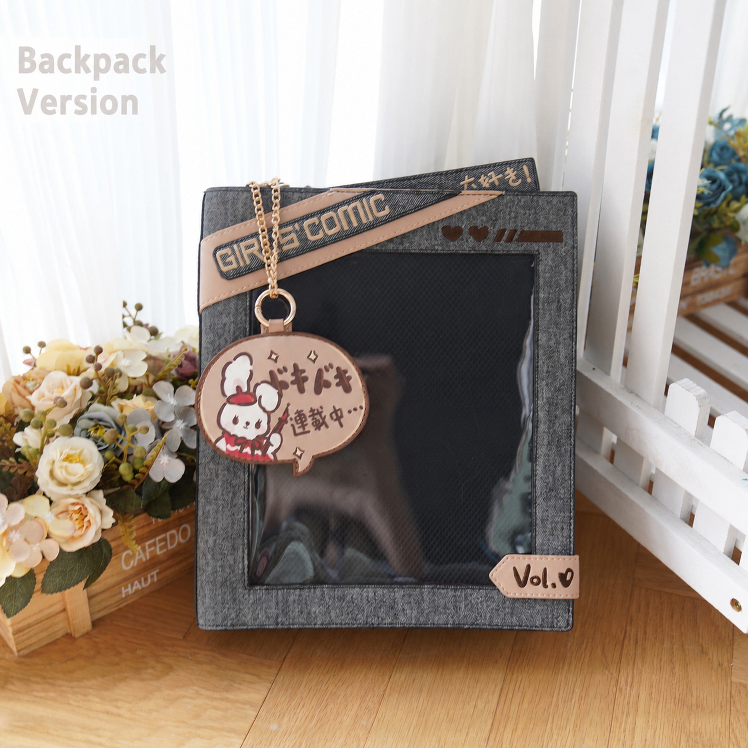 Morning Glory Comic Ita Bag in Shoulder or Backpack Style