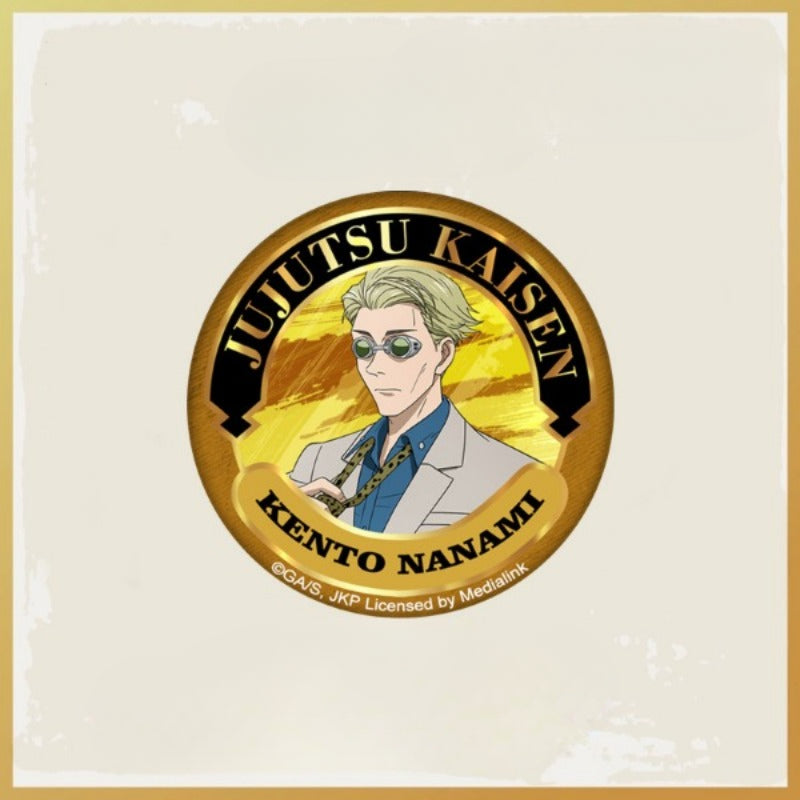 Licensed BOOMCOMIC Jujutsu Kaisen Holographic Badges-22.8inches（58mm） badges