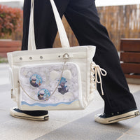 Gojo’s Blue Morning Tote Ita Bag– Jujutsu Kaisen Custom Series, Perfect for Conventions, Daily Outings & School