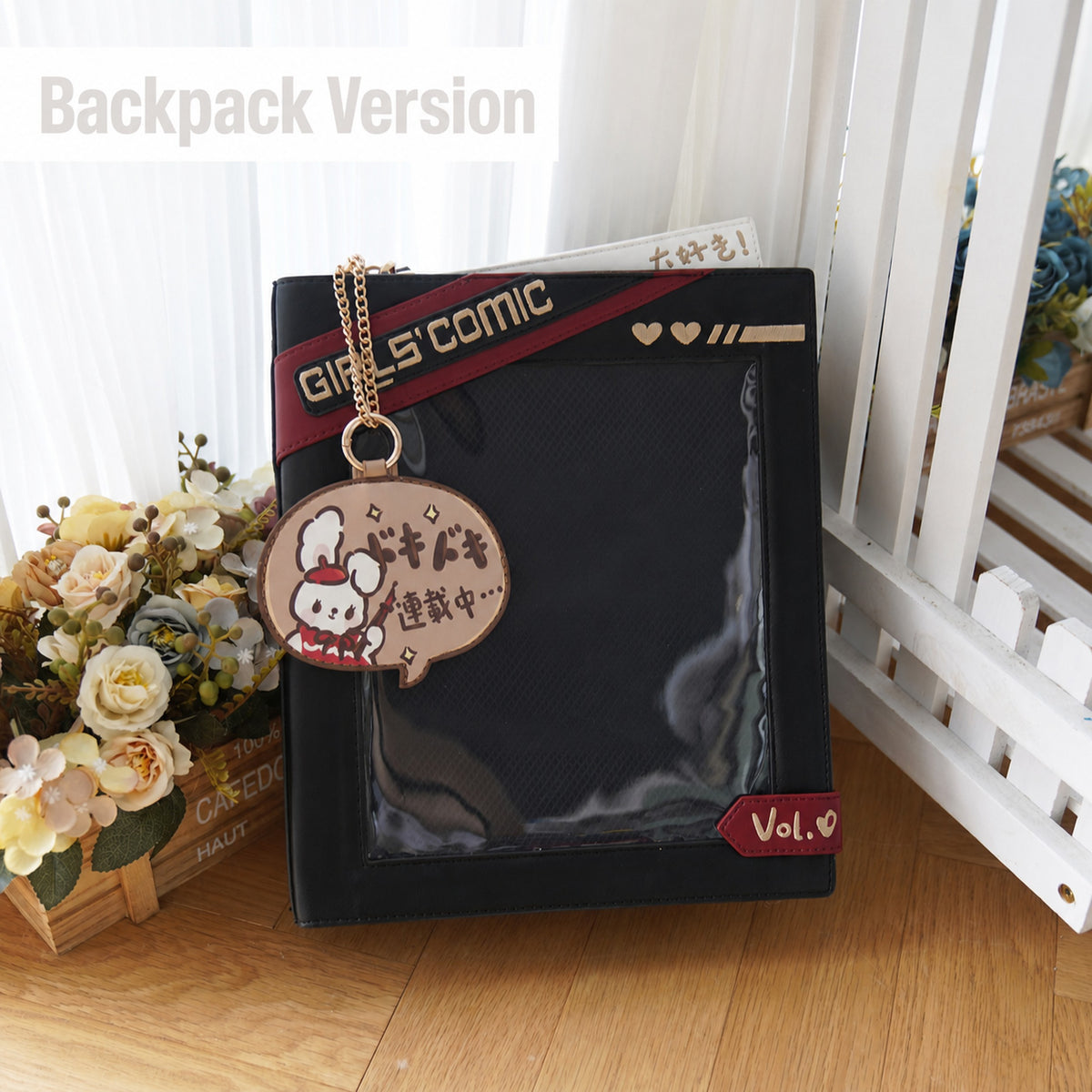 Morning Glory Comic Ita Bag in Shoulder or Backpack Style