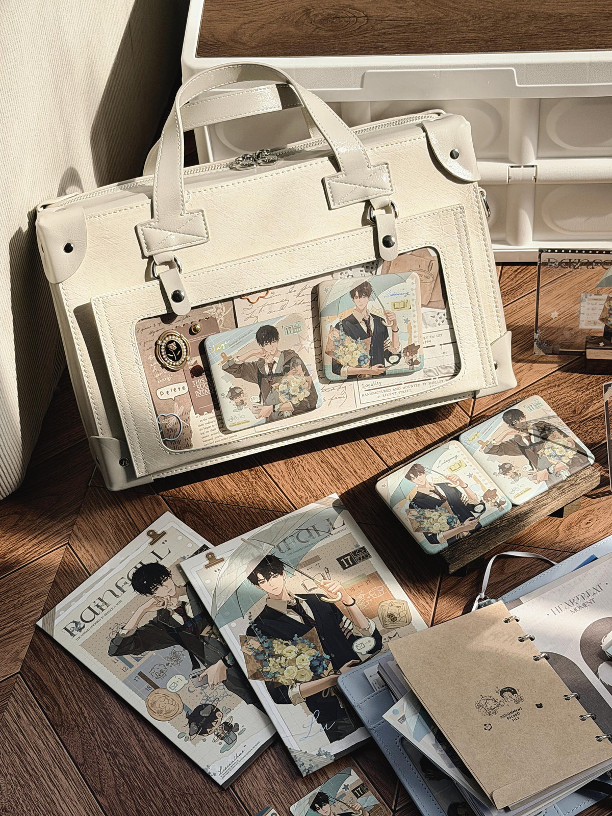 Banana & Guava Structured Ita Bag with Display Window