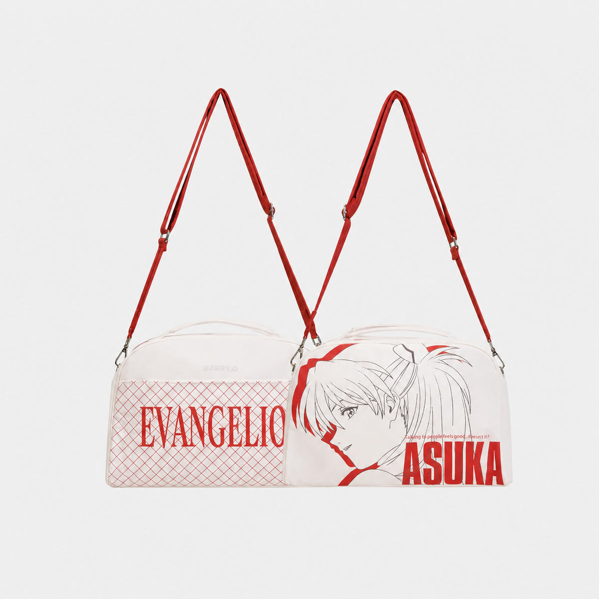 Evangelion x BERRY.Q Character Print Crossbody Bag