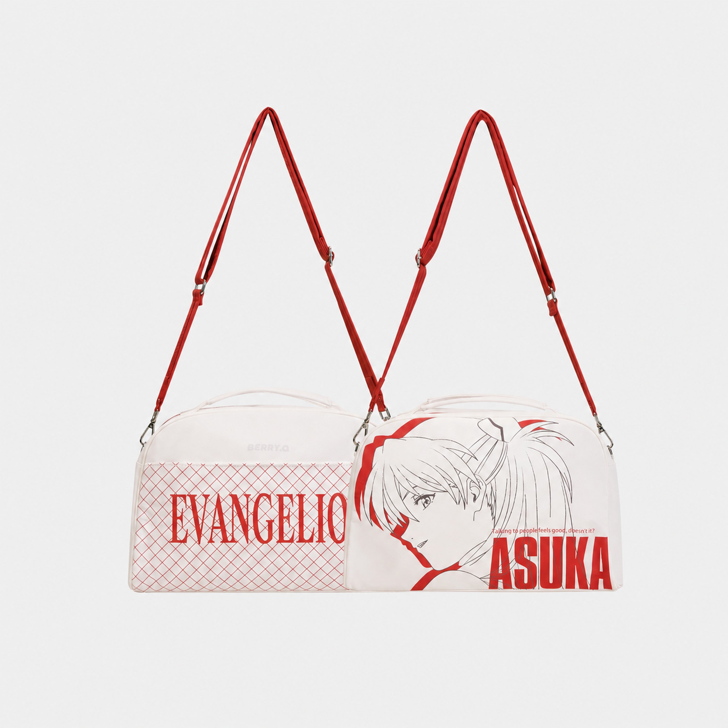 Evangelion x BERRY.Q Character Print Crossbody Bag