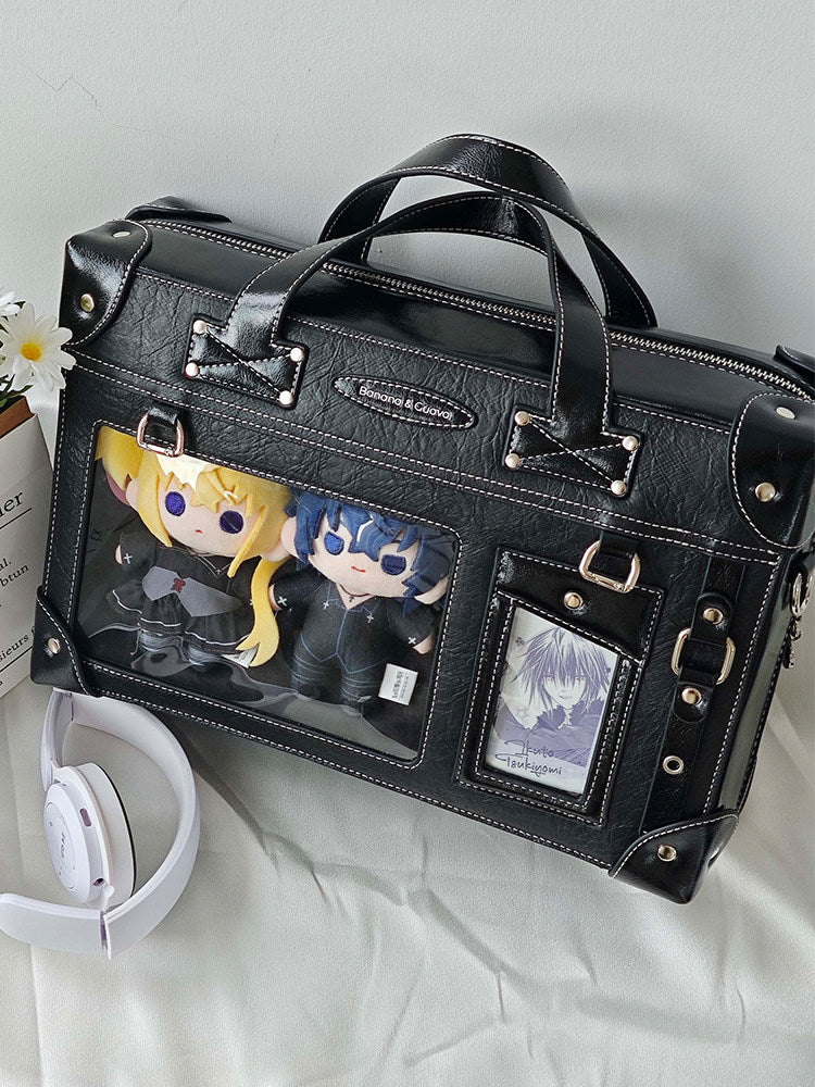 Banana & Guava Structured Ita Bag with Display Window