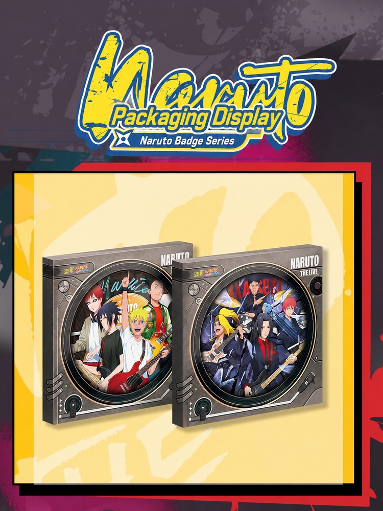 Officially Licensed Naruto The Live Tinplate Badge