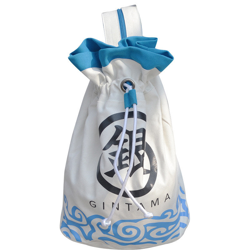 Officially Licensed Gintama Canvas Drawstring Backpack