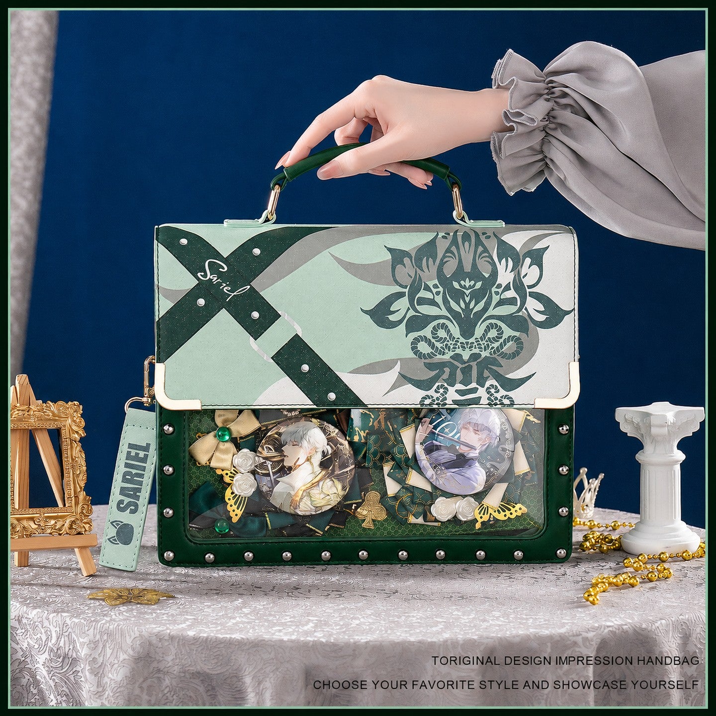Chushoumao Preppy Ita Bag Backpack with Display Window (Pre-Order)