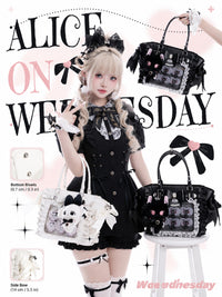 BerryQ x Fluffy Heart Alice on Wednesday Lace Ita Bag