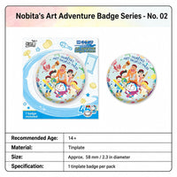 Officially Licensed Doraemon Nobita's Art World Tales Badge