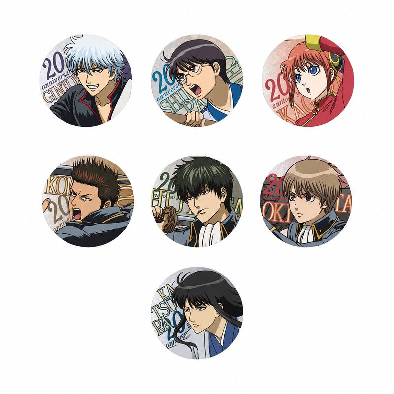 Officially Licensed Gintama 20th Anniversary Badge - Key Visual Edition
