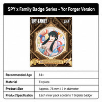 Officially Licensed SPY x FAMILY Tinplate Badge Pin