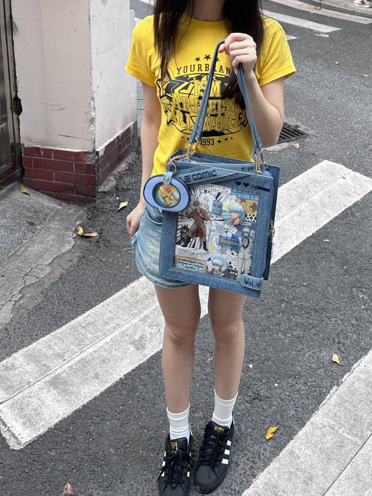 Morning Glory Comic Ita Bag in Shoulder or Backpack Style