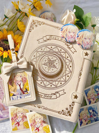 Morning Glory Magic Book Ita Bag, PU Gold Foil Crossbody