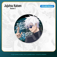 Officially Licensed Jujutsu Kaisen Gojo & Geto Badge Set