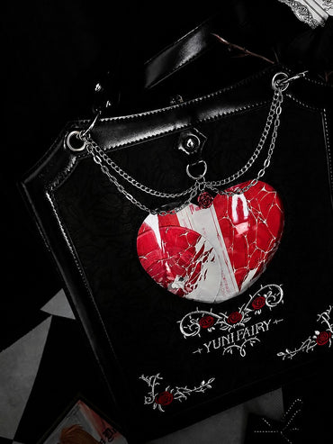Yuni Fairy Rose Thorn Double-Sided Gothic Ita Bag