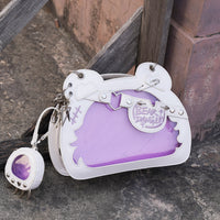 Morning Glory Cute Bear Paw Ita Crossbody Bag