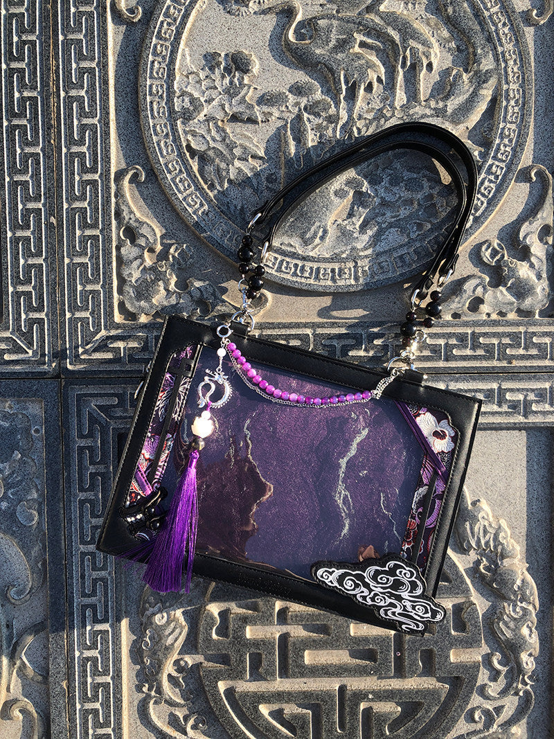 Feilong Zaitian Chinese-Style Ita Bag with Window