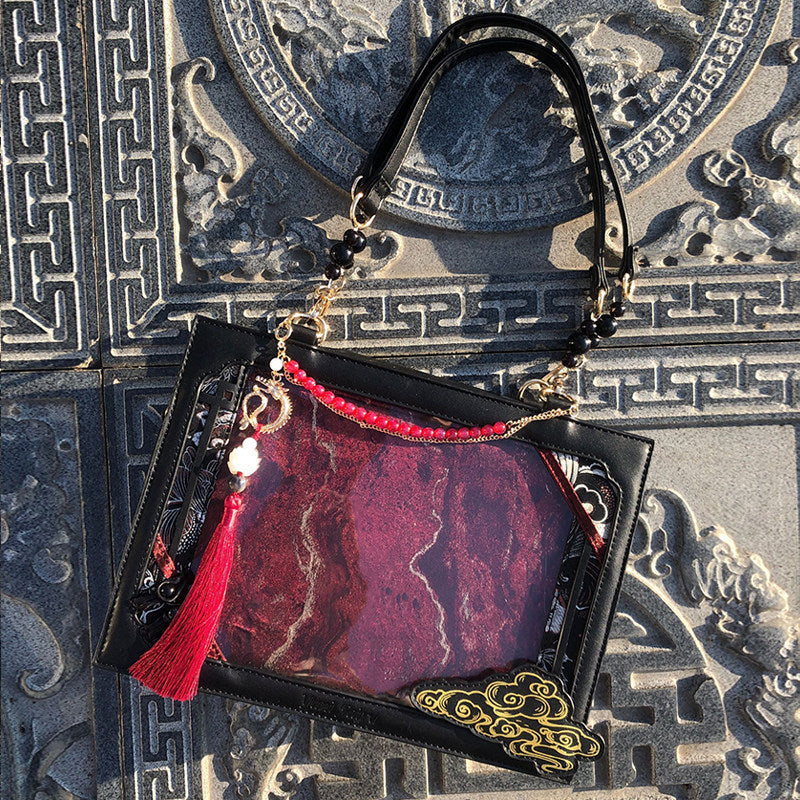 Feilong Zaitian Chinese-Style Ita Bag with Window