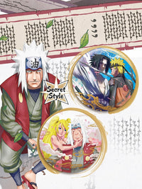 Officially Licensed Naruto Shippuden Tin Badge Blind Pack