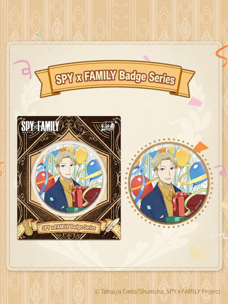 Officially Licensed SPY x FAMILY Tinplate Badge Pin