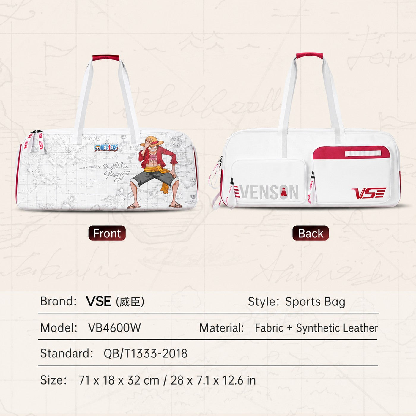 VenSon One Piece Sports Backpack with Shoe Compartment