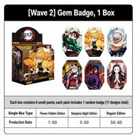 Officially Licensed Demon Slayer Wave 2 Gem Badge Blind Pack