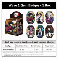 Officially Licensed Demon Slayer Gem Badge Series