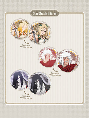 Officially Licensed Naruto Tinplate Badge Series - Wave 6