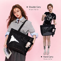 WEGO HARAJUKU L Hobo Ita Shoulder Bag for Badges