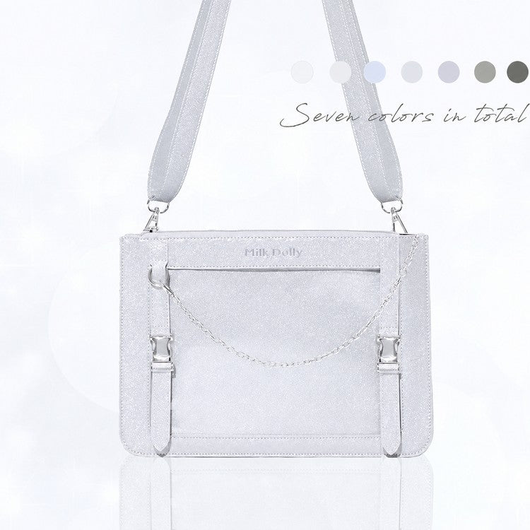 FuyuuNeko Hard Shell Crossbody Ita Bag for Everyday Carry