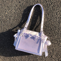Sweet Dream Satin Ita Backpack with Detachable Bow