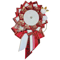 Handmade Blooming Flowers Badge Holder – Ita Bag Decoration Base for 2.28-2.95 inch (58mm-75mm) Badges