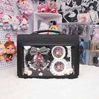 Hu Tao’s Shadow Lace Ita Bag– Large-Capacity Hard Shell Briefcase Ita Bag, Perfect for Conventions, School & Daily Use