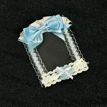 Handmade Lace Card Holder with Star Decoration