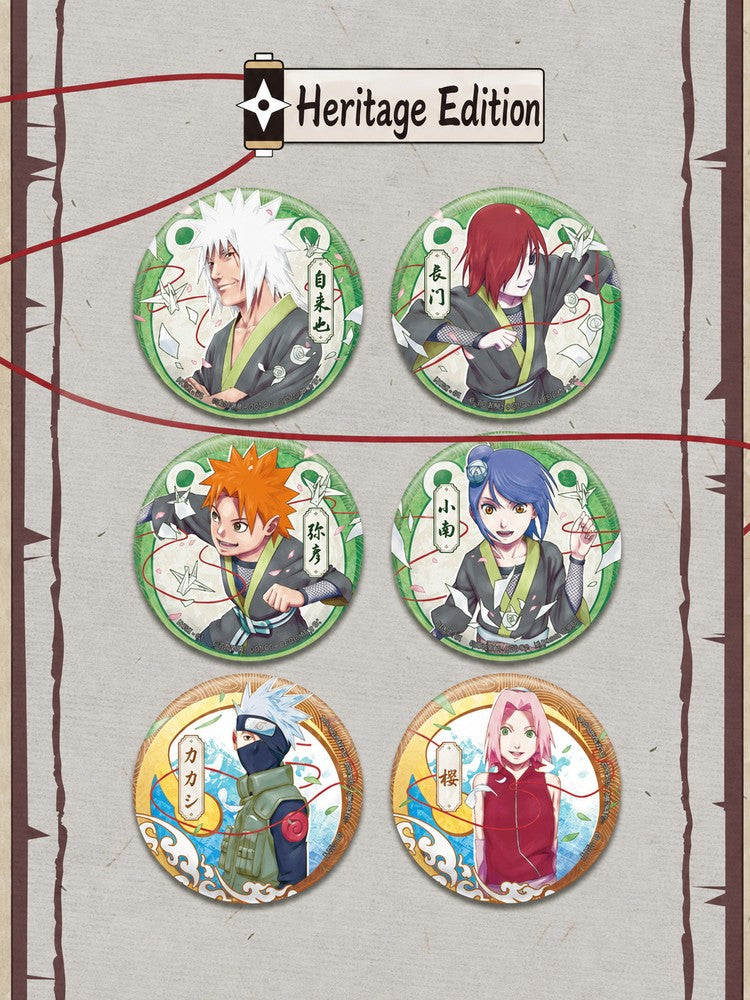 Officially Licensed Naruto Shippuden Tin Badge Blind Pack
