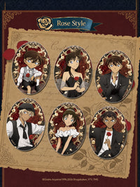 Officially Licensed Detective Conan Rose Manor Badge Series