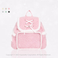 FuyuuNeko Fluffy Plush Ita Backpack with Ribbon Bows