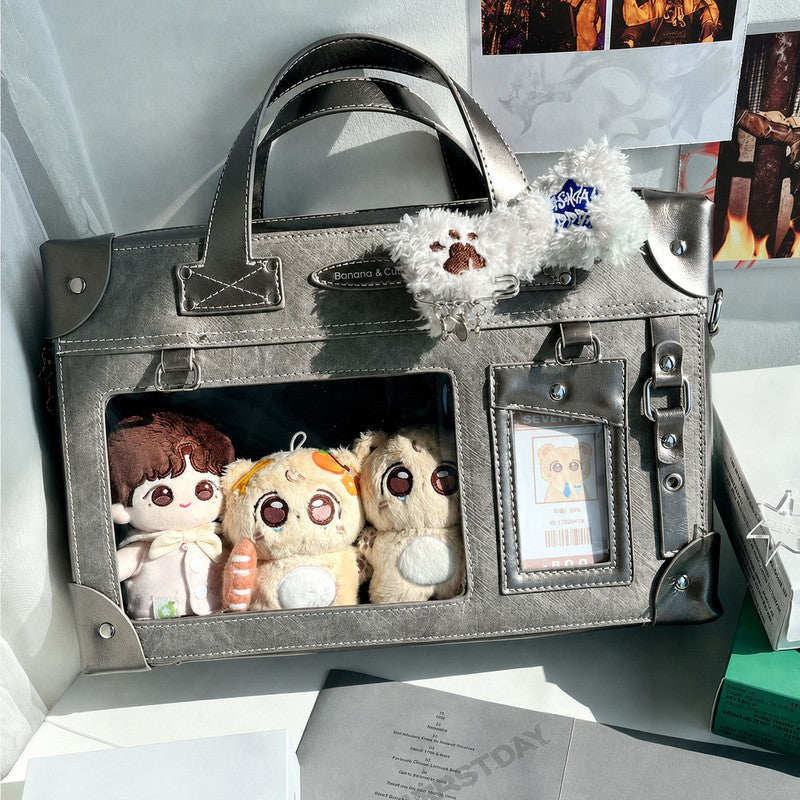 Banana & Guava Structured Ita Bag with Display Window