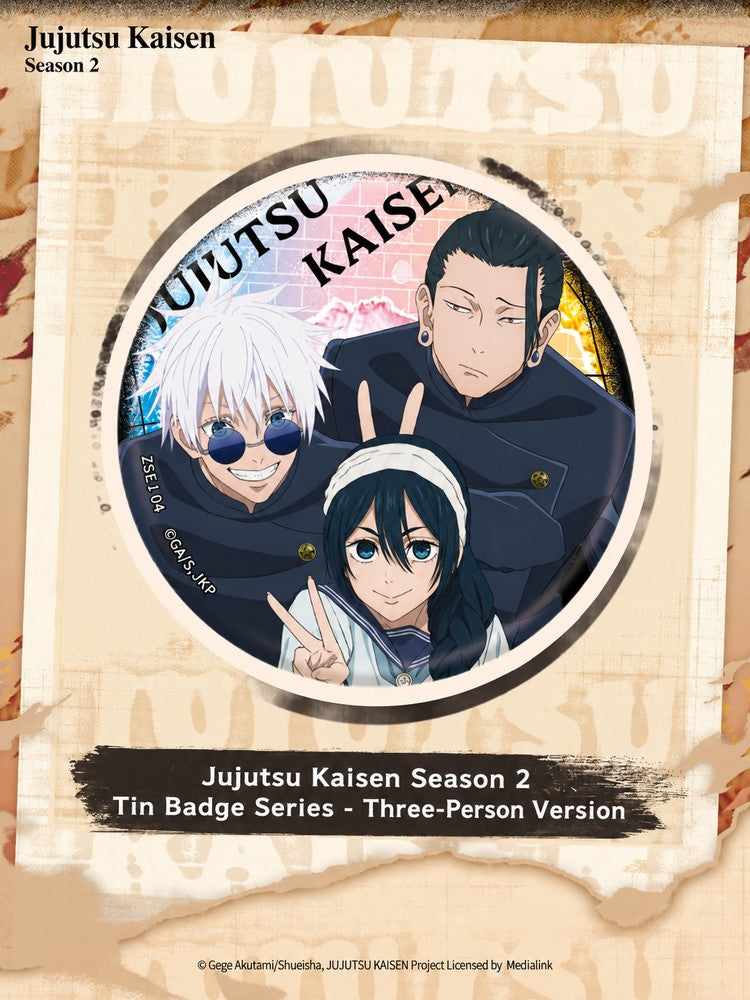 Officially Licensed Jujutsu Kaisen Season 2 Tin Badge