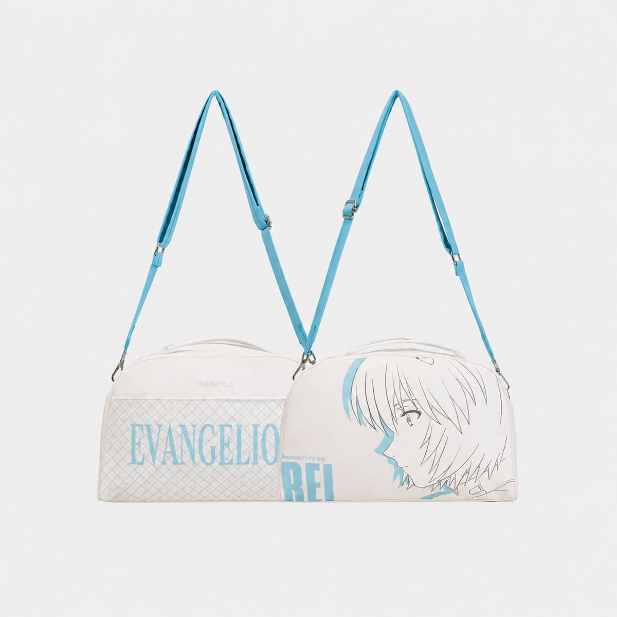 Evangelion x BERRY.Q Character Print Crossbody Bag