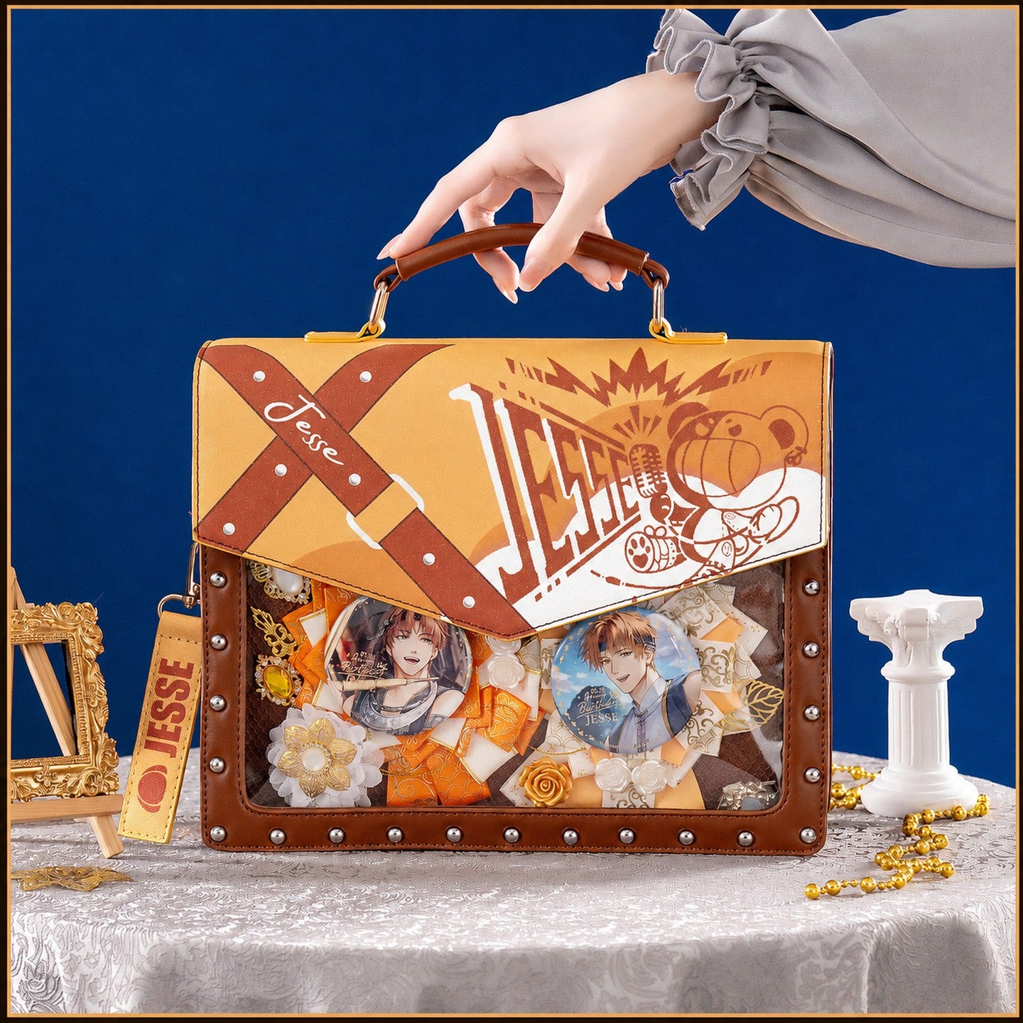 Chushoumao Preppy Ita Bag Backpack with Display Window (Pre-Order)