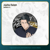 Officially Licensed Jujutsu Kaisen Gojo & Geto Badge Set