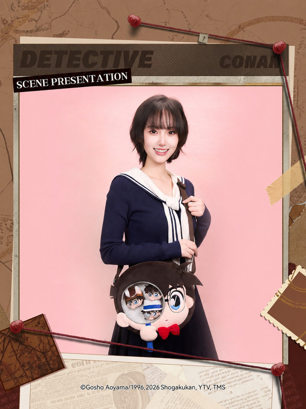Officially Licensed Detective Conan Ita Crossbody Bag
