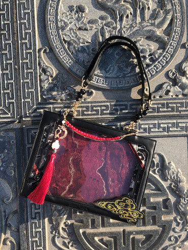 Feilong Zaitian Chinese-Style Ita Bag with Window