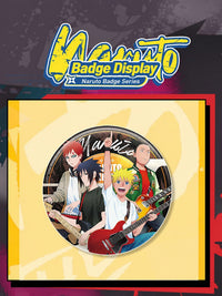 Officially Licensed Naruto The Live Tinplate Badge