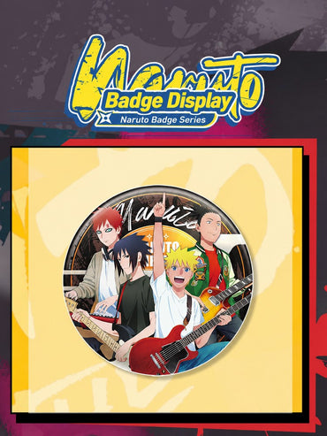 Officially Licensed Naruto The Live Tinplate Badge